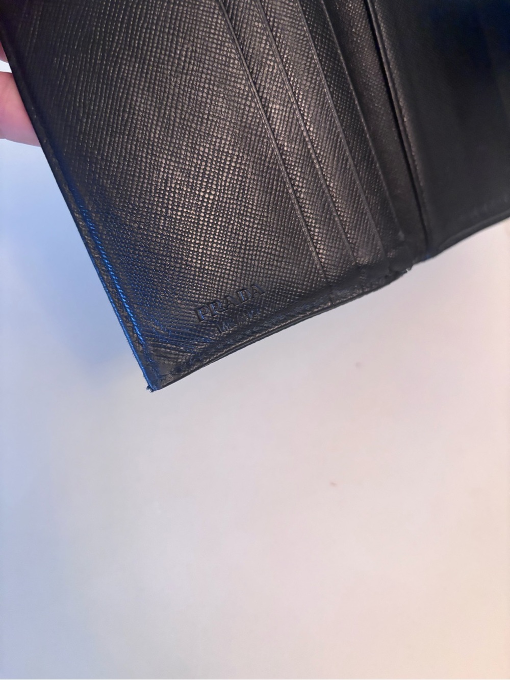 Prada Black Nylon Triangular Logo Wallet - Picture 9 of 9